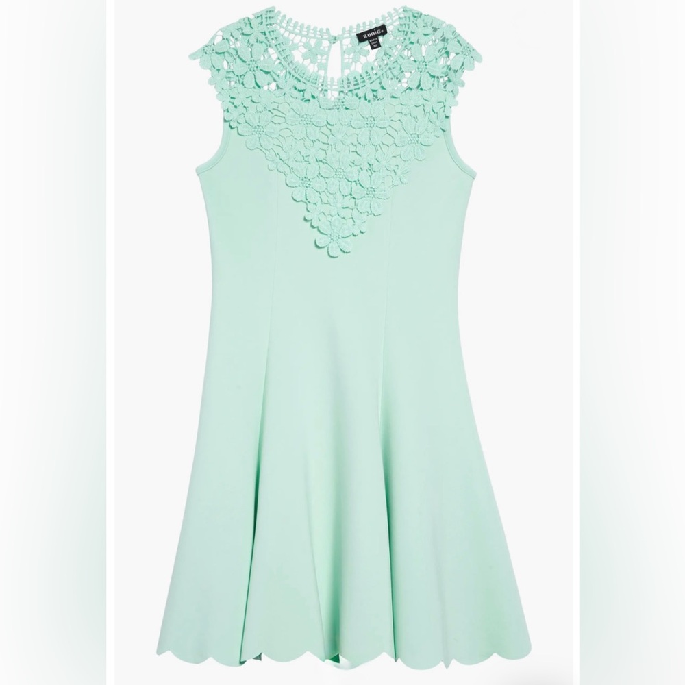 Lace Yoke Sleeveless Kids Dress Nordstrom size 10 girls dress